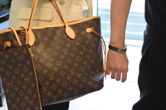 His and Hers Louis Vuitton Bracelet and Handbag
